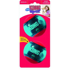 Hračka Kong Dog Squeezz Action Lopta s pískatkom, guma termoplastická, L (2ks/bal.)