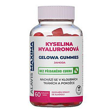 Alavis MAXIMA Kys.Hyal. Gelowa Gummies jahoda 60tbl