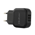 Qoltec 50191 Nabíječka 17W | 5V | 3,4 A | 3xUSB