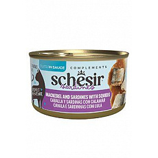 Schesir Cat konz. Makrela,sardinky,kalamáry v omáč.70g
