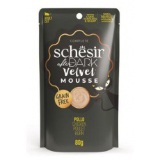 Schesir Cat kapsa After Dark Velvet Mousse kuře 80g Schesir Cat kapsa After Dark Velvet Mousse kuře 80g