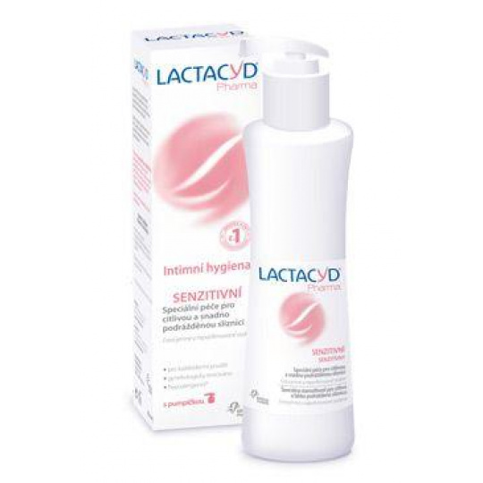 Lactacyd femina emulze Senzitivní 250ml pumpa