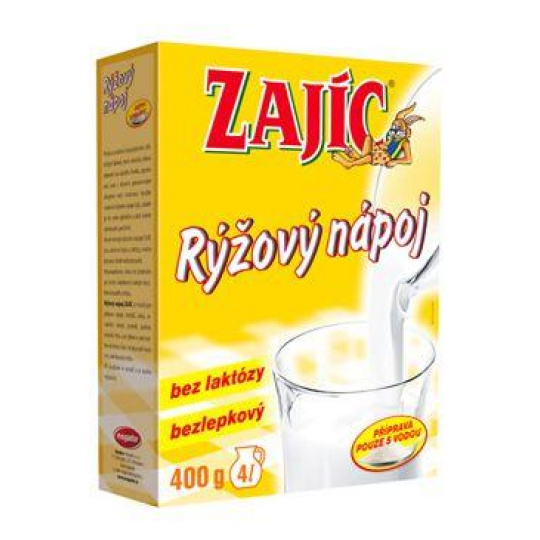 Nápoj Zajíc rýžový krabička 400g