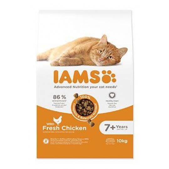 Iams Cat Senior Chicken 10kg Iams Cat Senior Chicken 10kg