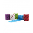 Bandáž KRUUSE Fun-Flex Christmas 7,5 cm x 4,5 m, 10 ks