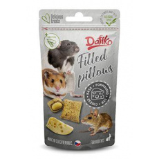 Dafiko plněné polštářky pro hlodavce sýr 40g Dafiko plněné polštářky pro hlodavce sýr 40g