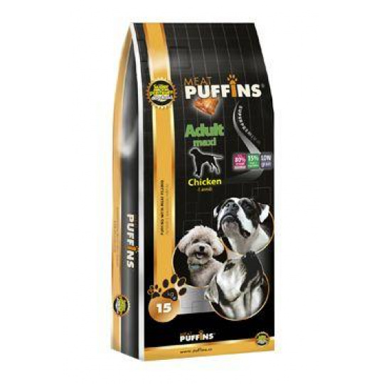 Puffins Dog Adult Maxi Chicken 15kg Puffins Dog Adult Maxi Chicken 15kg