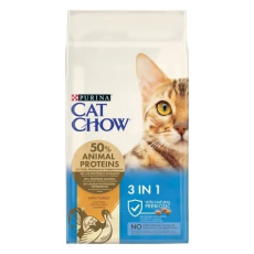 Purina Cat Chow 3in1 suché krmivo pro kočky 15 kg Adult Turecko