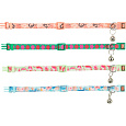 Obojek pro kočky, Flower Power, 19–31 cm/10 mm, různé barvy