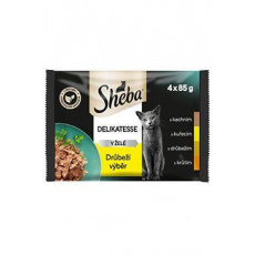 Sheba kapsa Delikatesse drůbeží výběr 4x85g Sheba kapsa Delikatesse drůbeží výběr 4x85g