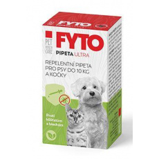 FYTO pipeta ULTRA pro psy do 10kg a kočky 1x15ml PHC FYTO pipeta ULTRA pro psy do 10kg a kočky 1x15ml PHC