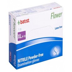 Rukavice vyšetr.nitrilové nepúdr. FLOWER veľ.XL, nesterilné 100 ks Rukavice vyšetr.nitrilové nepúdr. FLOWER veľ.XL, nesterilné 100 ks