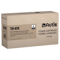 Actis Toner TH-05X pro tiskárny HP, Canon, Náhradní toner HP 05X CE505X, Canon CRG-719H; Standardní; 6500 stran; černý