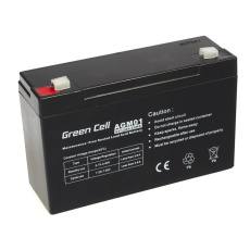 Green Cell AGM Battery 6V 12Ah - Batterie - 12.000 mAh Olověná (VRLA)