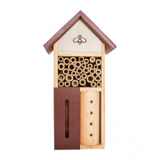 PetBuddy domeček se včelkou, hotel pro hmyz, 13 x 8.5 x 26 cm, borové dřevo PetBuddy domeček se včelkou, hotel pro hmyz, 13 x 8.5 x 26 cm, borové dřevo