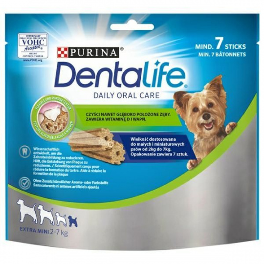 PURINA Dentalife Extra Mini - Dentální snack pro psy - 69 g