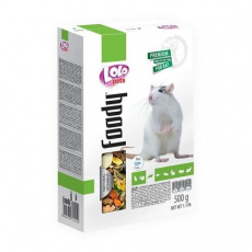 LOLO Foody kompletní krmivo pro potkany 500 g krabička LOLO Foody kompletní krmivo pro potkany 500 g krabička