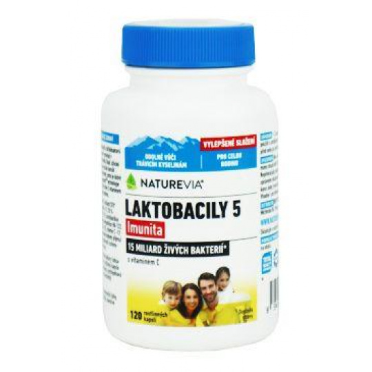 NATUREVIA Laktobacily 5 Imunita 120cps