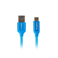 Lanberg CA-USBO-22CU-0005-BL USB kabel 0,5 m USB 2.0 USB A USB C Modrá