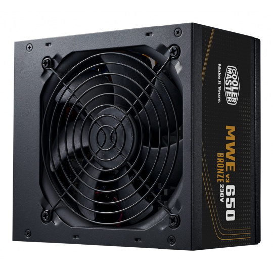 Cooler Master MWE Bronze 650 V3 230V napájecí zdroj 650 W 24-pin ATX ATX Černá