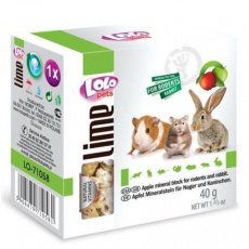 LOLO jablečný minerální kámen pro hlodavce 40 g LOLO jablečný minerální kámen pro hlodavce 40 g