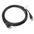 Lanberg CA-USBE-10CC-0030-BK USB kabel USB 2.0 3 m USB A Černá