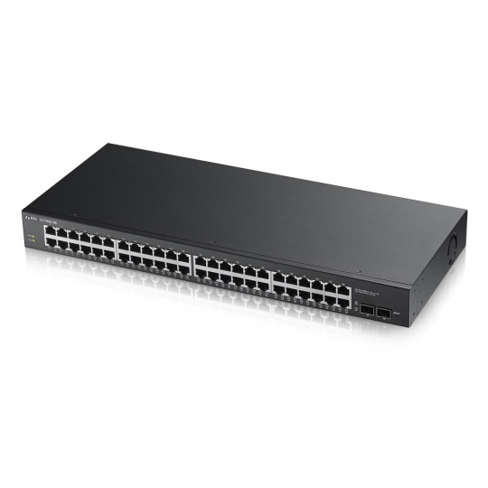 Zyxel GS1900-48-EU0102F síťový přepínač L2 Gigabit Ethernet (10/100/1000) Černá