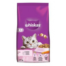 Whiskas Dry s lososem 1,4kg Whiskas Dry s lososem 1,4kg