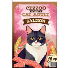 CEZZOO Premium Cat Adult Salmon 15kg