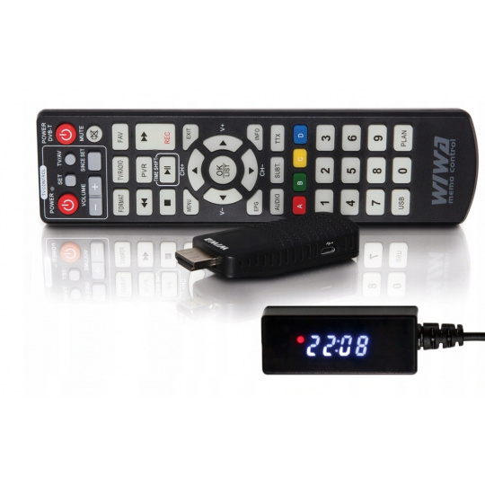 Tuner DVB-T/T2 WIWA H.265 MINI LED