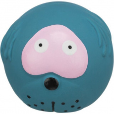 Míček s obličejem, latex 6 cm