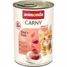 ANIMONDA konzerva CARNY Kitten - hovězí + krůta 400g ANIMONDA konzerva CARNY Kitten - hovězí + krůta 400g