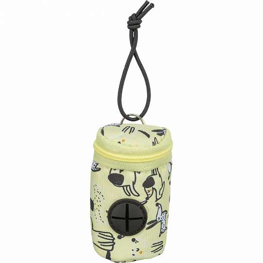 Zásobník na sáčky na trus, na klipovém pásku, 8 x 4 cm, různé barvy - LIMITOVANÁ NABÍDKA