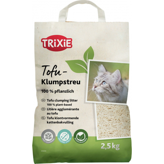 TOFU, 100% rostlinné hrudkující stelivo 2.5 kg