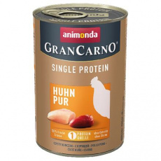 GRANCARNO Single Protein 400 g čisté kuřecí, konzerva pro psy GRANCARNO Single Protein 400 g čisté kuřecí, konzerva pro psy