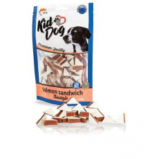 KIDDOG lososové sendvičové trojúhelníčky 80 g KIDDOG lososové sendvičové trojúhelníčky 80 g