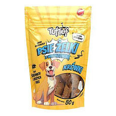 Tuf Tuf Dog Želé kocky s bravčovým mäsom 80g