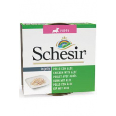 Schesir Dog konz. Puppy kuře/aloe 150g Schesir Dog konz. Puppy kuře/aloe 150g