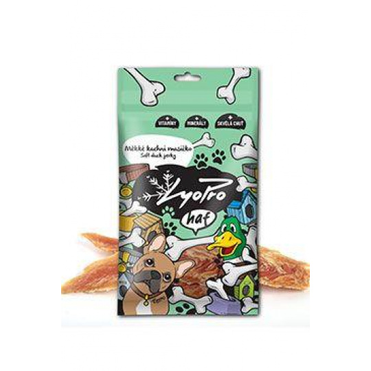Lyopro Dog poch. sušené Měkké kachní masíčko 70g