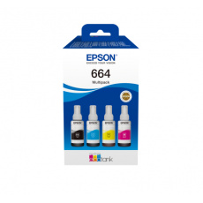 Epson C13T66464A inkoustová náplň 4 kusů Kompatibilní Černá, Azurová, Purpurová, Žlutá