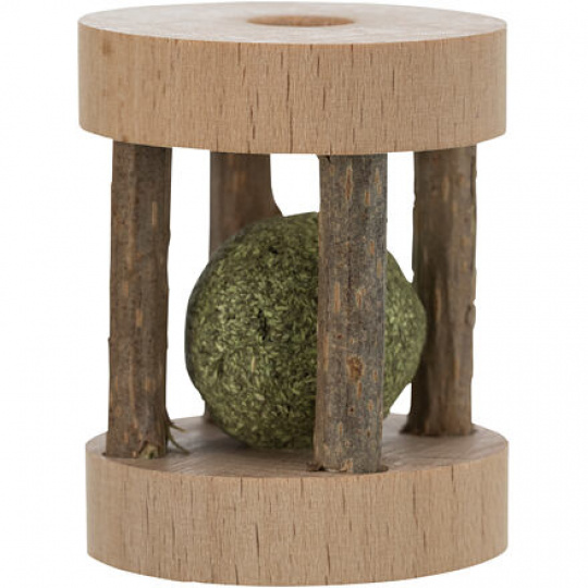 Váleček s kuličkou MATATABI - ježek v kleci, o 4 × 5 cm