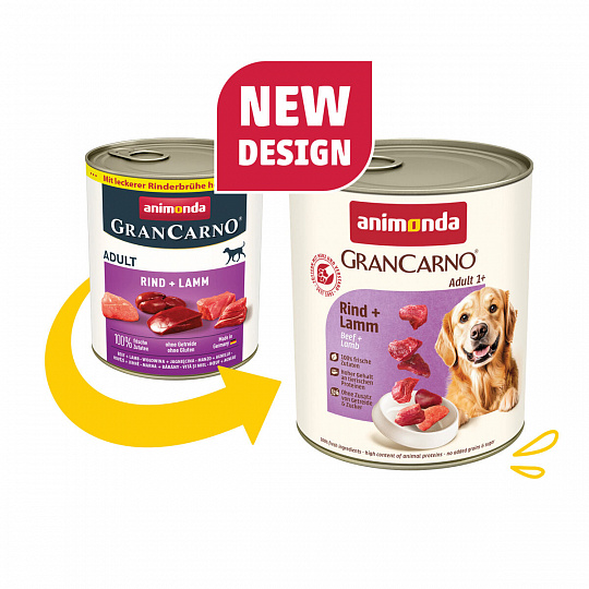 GRANCARNO Adult - hovězí, jehněčí 800g