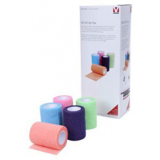 Obinadlo elast. Vet-Flex 7,5cm x 4,5m mix Kruuse 10ks Obinadlo elast. Vet-Flex 7,5cm x 4,5m mix Kruuse 10ks
