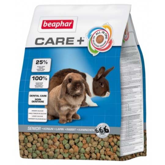 Beaphar Care+ Senior Krmivo pro králíky starší 6 let - 1,5 kg