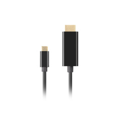 LANBERG KABEL USB-C(M)->HDMI(M) 3M 4K 60HZ ČERNÝ