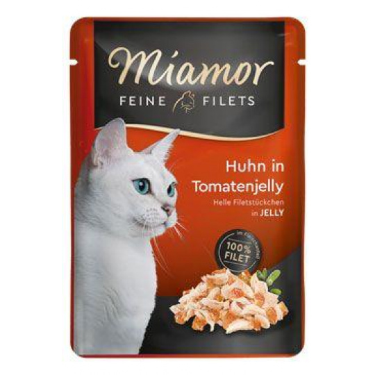 Miamor Cat Filet kapsa kuře+rajče v želé 100g Miamor Cat Filet kapsa kuře+rajče v želé 100g