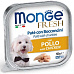 MONGE FRESH - paštika a kousky s kuřecím 100 g pro psy
