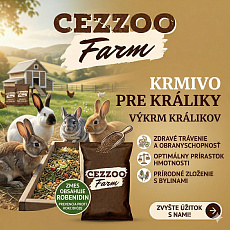 Cezzoo Farm krmivo pre králiky výkrm 25kg
