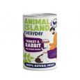 ANIMAL ISLAND Everyday Turkey and rabbit - vlhké krmivo pro psy - 400g