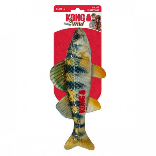 Hračka Kong Dog Wild Shieldz Perch Ryba plávacia polyester M